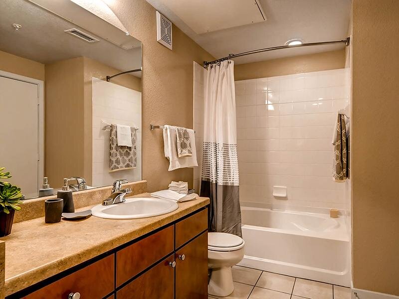 Bathroom | Lincoln Place Apartments in Loveland, CO