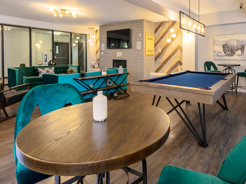 Community Lounge with Pool Table | Lincoln Place