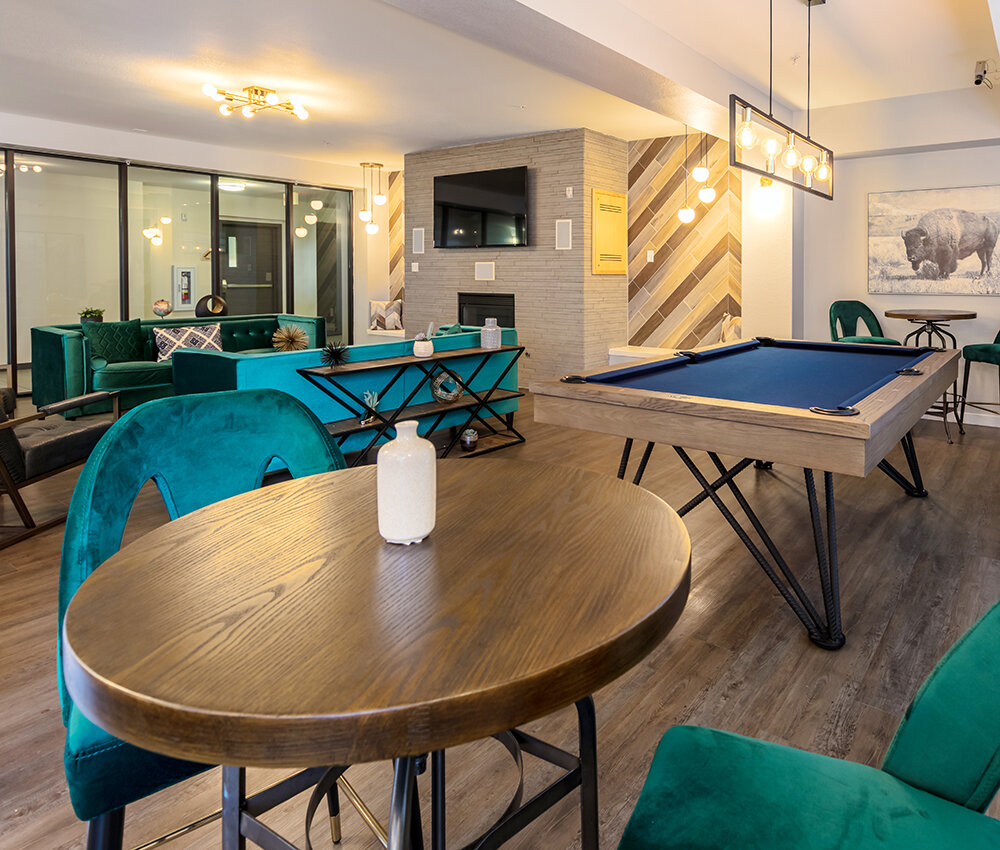Community Lounge with Pool Table | Lincoln Place