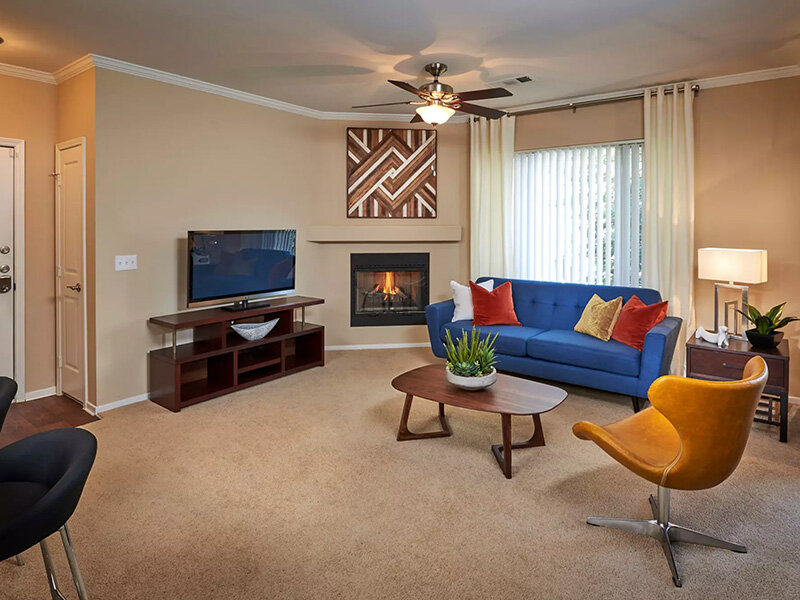 Living Room | Legend Oaks Apartments