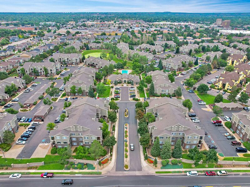 Aerial View of Property | Legend Oaks Apartments