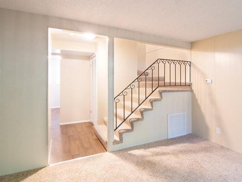 Carpeted Stairs | The 500 Apartments in Salt Lake City