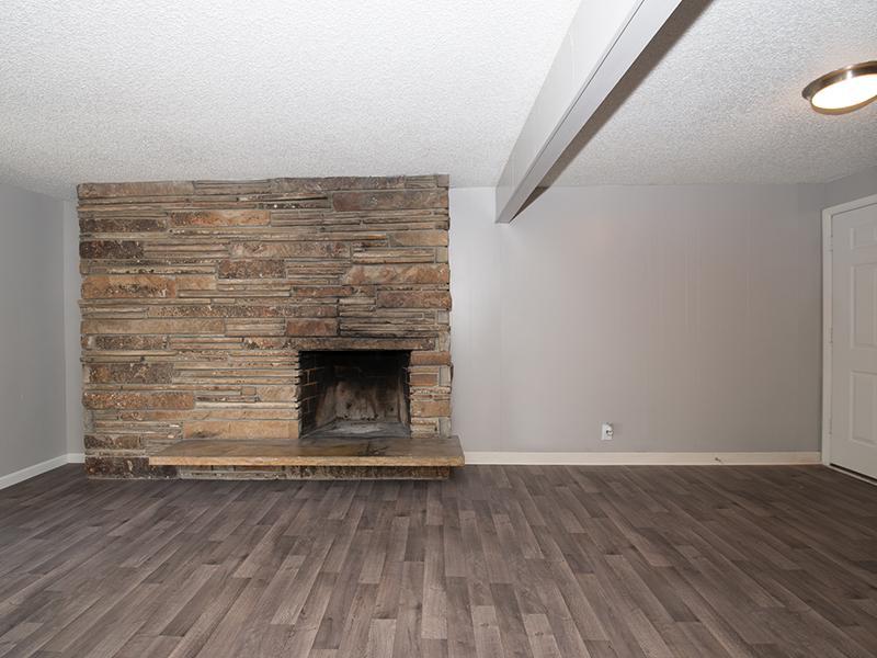 Living Room with Fireplace | The 500 Apts in Salt Lake City, UT