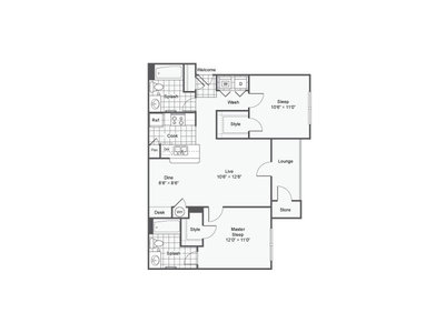 Eldora floor plan at Elevate at Red Rocks in Lakewood, CO