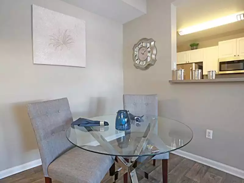 Dining Room | Elevate at Red Rocks Lakewood Apartments 