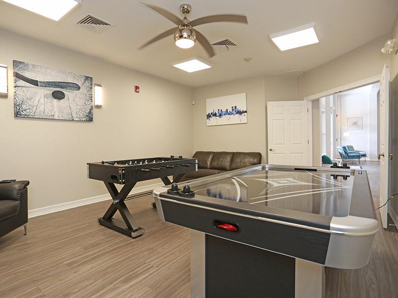 Game Room | Elevate at Red Rocks Apartments in Lakewood, CO
