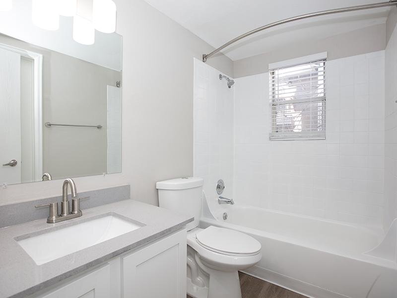 Bathroom | The Station Apartments