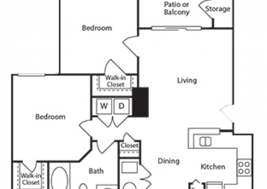 Floorplan for Regatta Apartments