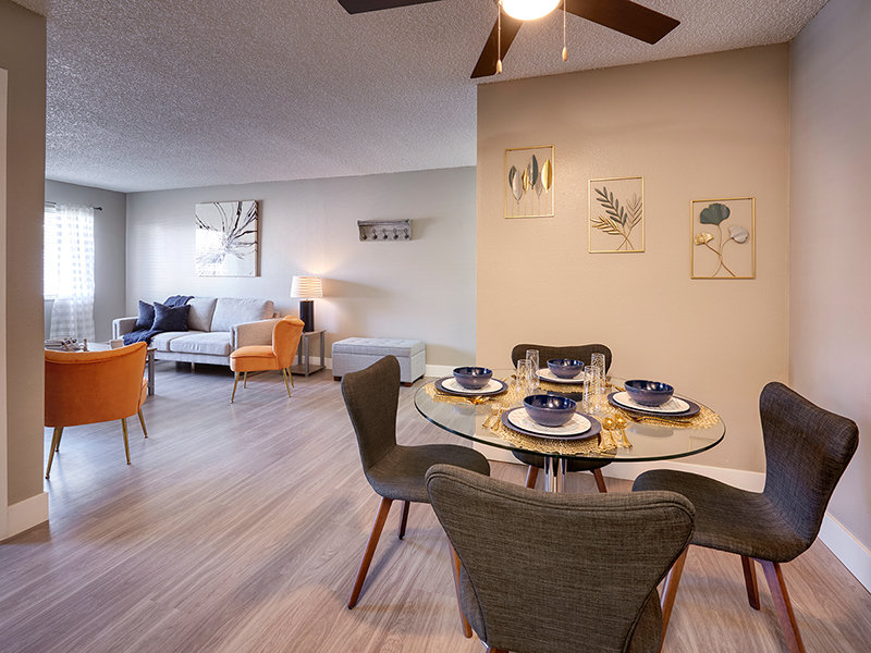 Model Dining Room | Odyssey Apartments in Thornton, CO