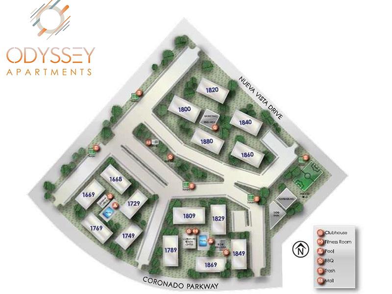 Map | Odyssey Apartments