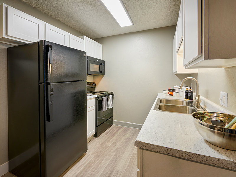 Model Kitchen | Odyssey Apartments in Thornton, CO