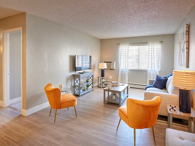 Model Living Room | Odyssey Apartments in Thornton, CO