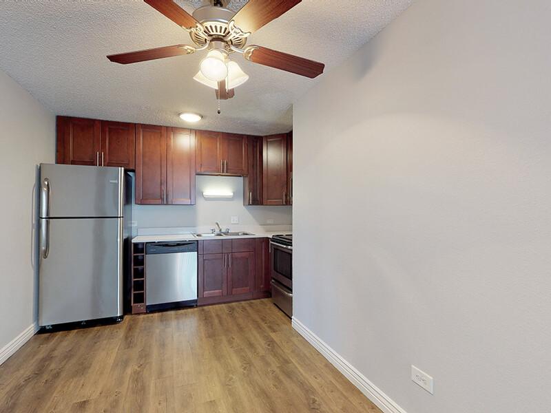 Kitchen | Montego Flats Apartments in Aurora, CO