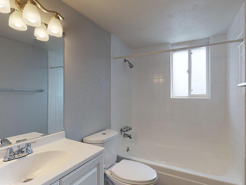 Beautiful Bathroom | Montego Flats Apartments in Aurora, CO