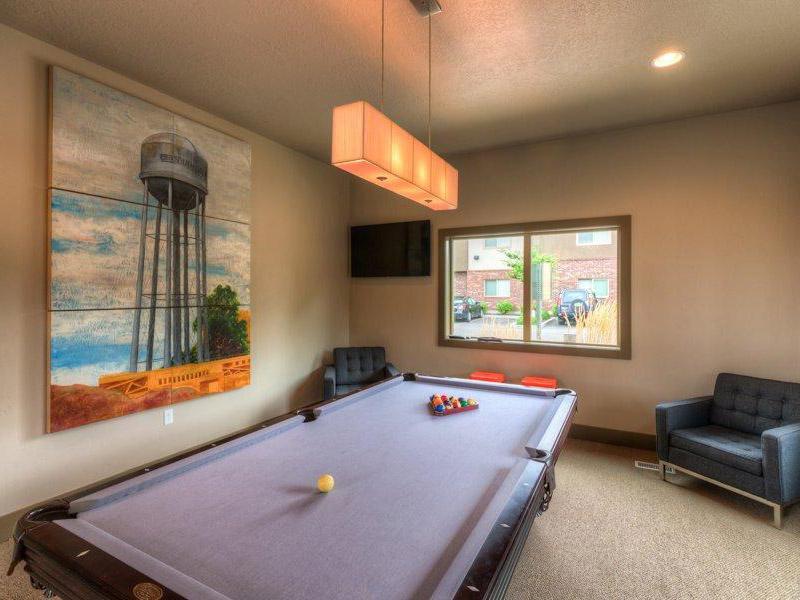 Pool Table | 2550 South Main Apartments in Salt Lake City, UT