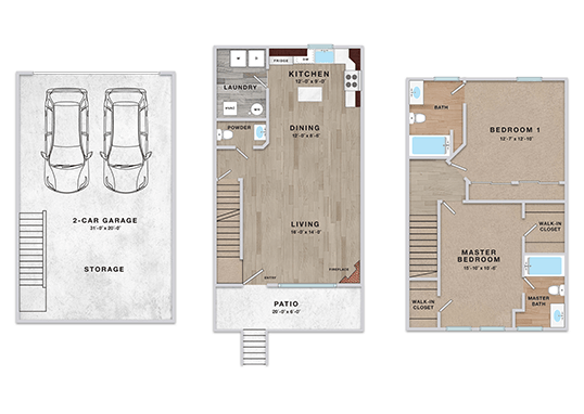 Floorplan for Enclave Rigden Farm Apartments