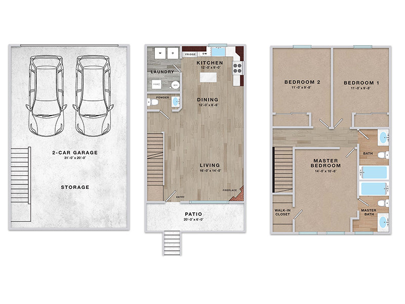 Cottonwood Floorplan at Enclave Rigden Farm