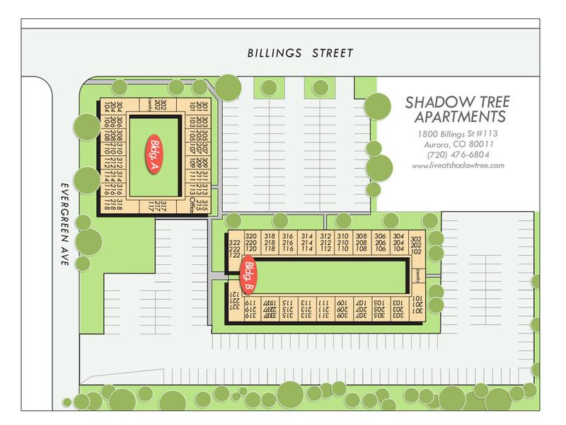 Site Map | Shadow Tree Apartments