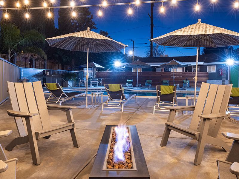 Outdoor Firepit | The Villas at Anaheim Apartments