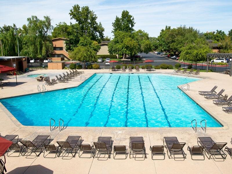 Resort Style Swimming Pool | The Eleven Hundred Apartments in Sacramento CA