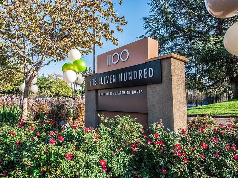 Welcome Sign | The Eleven Hundred Apartments in Sacramento CA