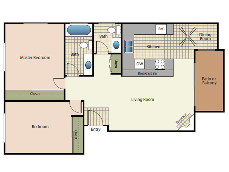 Primo Floorplan at Elan Seacrest Encinitas