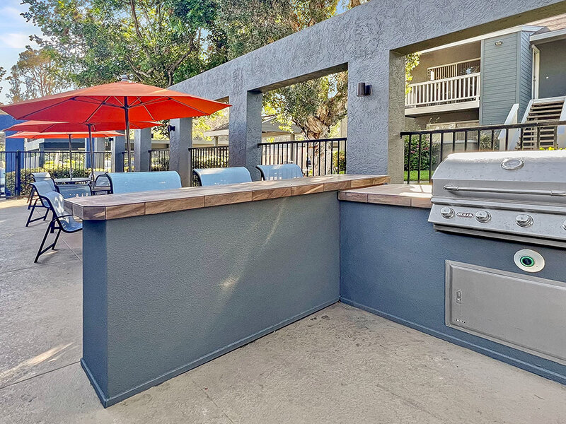 BBQ Area | Terra Nova Apartments in Chula Vista