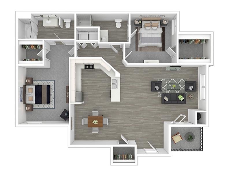 2x2 floor plan