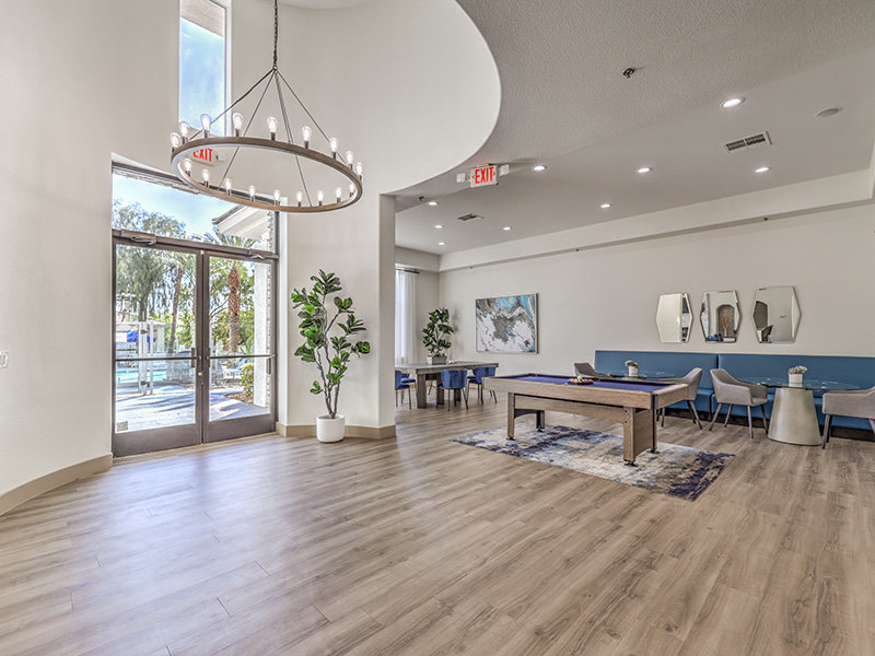 Clubhouse Interior | St. Clair Apartments in Las Vegas