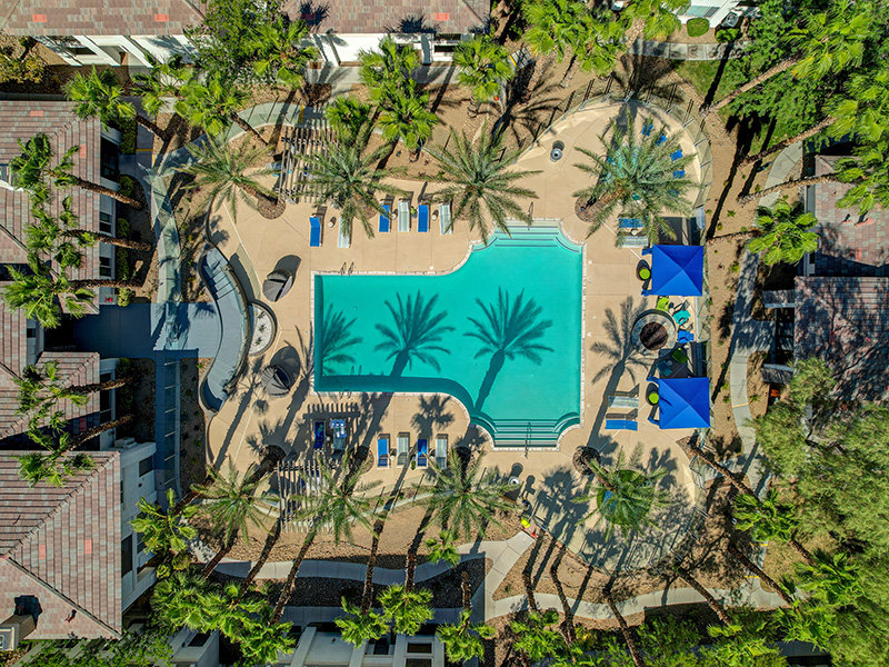 Pool Overview | St. Clair Apartments in Las Vegas