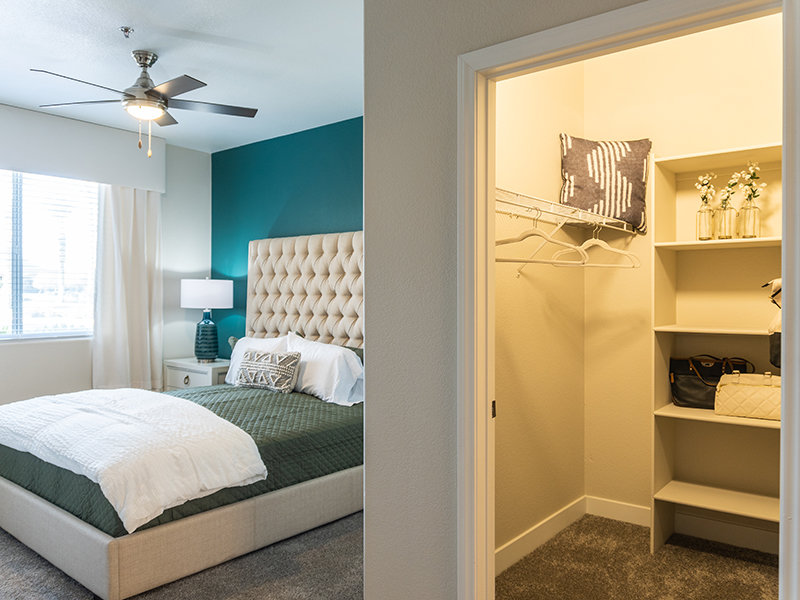 Large Bedrooms with Ample Closet Space | St. Clair Apartments in Las Vegas, NV