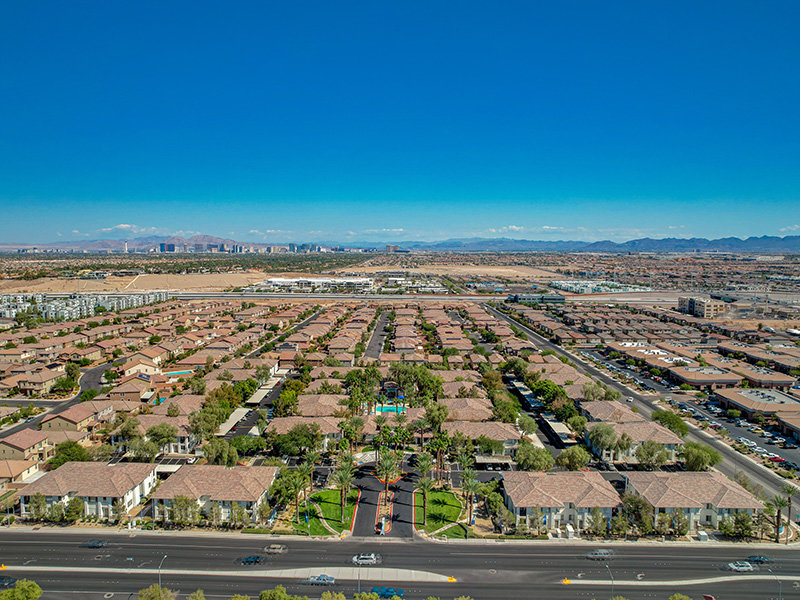 Aerial View | St. Clair Apartments in Las Vegas