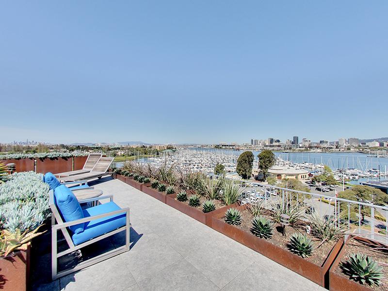 Rooftop Seating | Panomar 94501 Apartments 