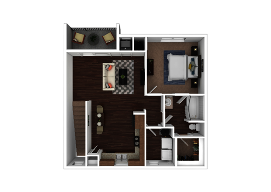 Floorplan for 41st Street Commons Apartments