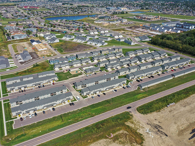 Aerial View of Neighborhood | 41st Street Commons in Sioux Falls, SD