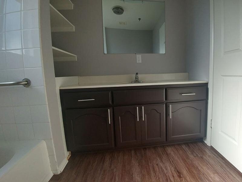 Bathroom sink | The Grand at 5746 Apartments in culver