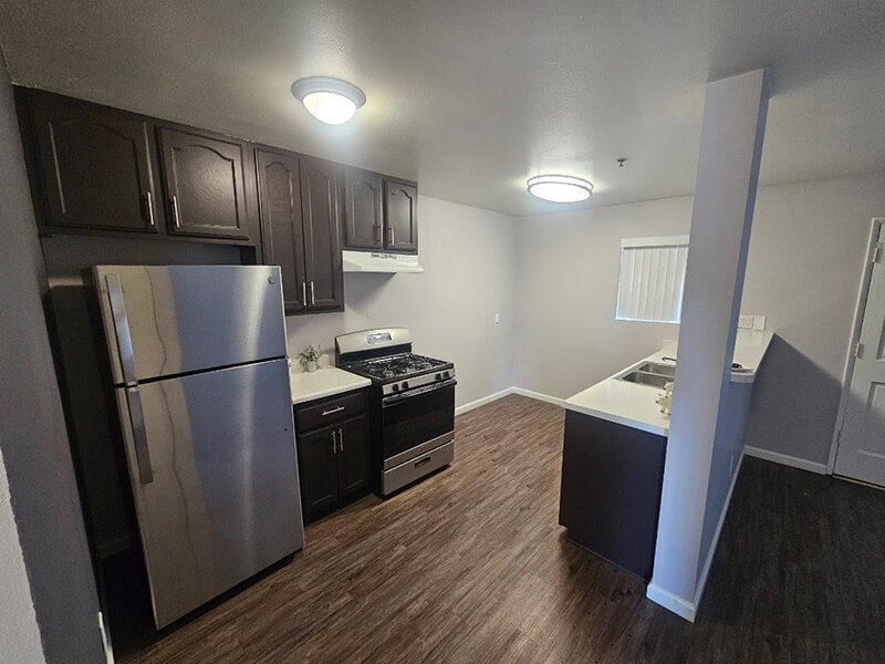 Kitchen with Stainless Appliances | The Grand at 5746