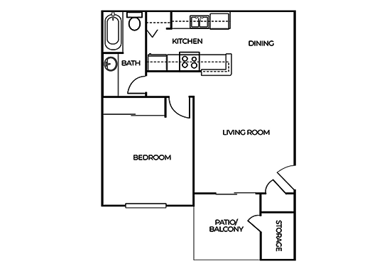 Rancho Hills Apartments Floorplan