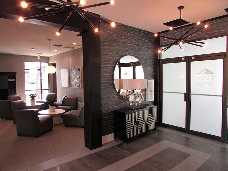 Clubhouse Lobby | Goldstone Place Apartments