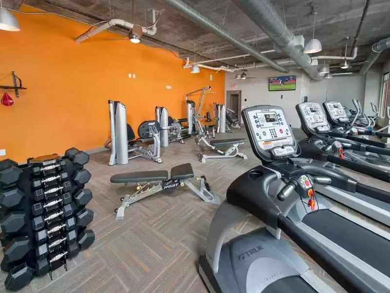 Fitness Center | 400 Rhett Apartments