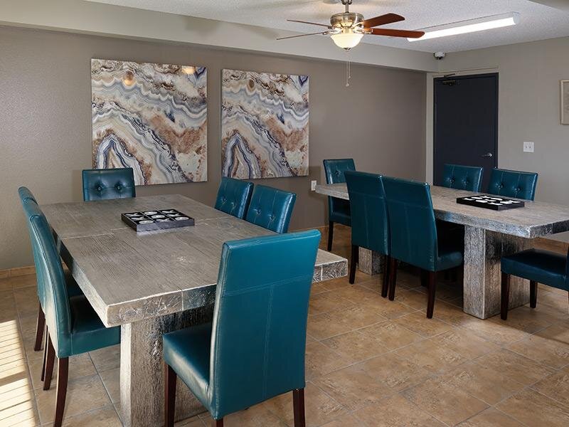 Tables with Games | Beverly Park Senior Apartments Los Angeles, CA