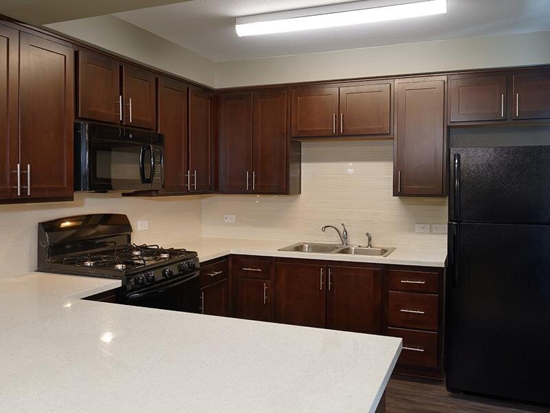 Kitchen | Beverly Park Senior Apartments Los Angeles, CA