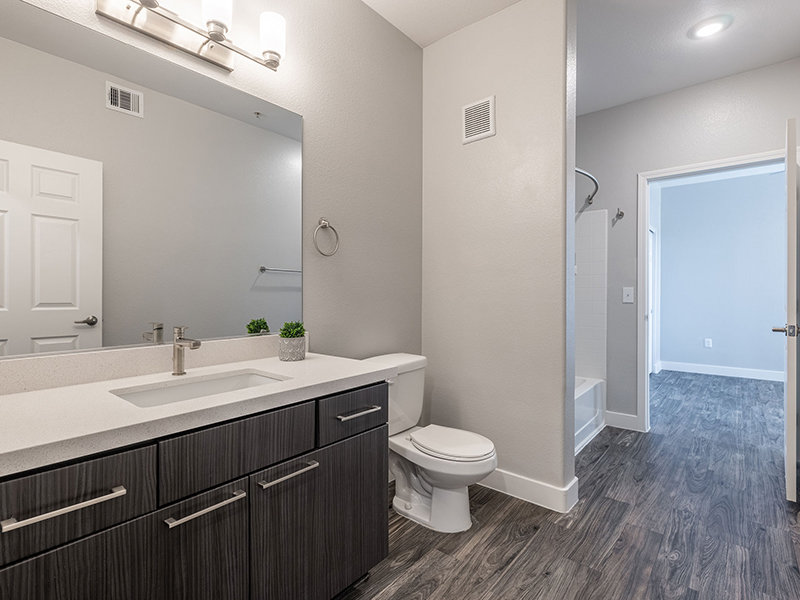 Spacious Bathroom | Cornerstone Park Henderson Apartments