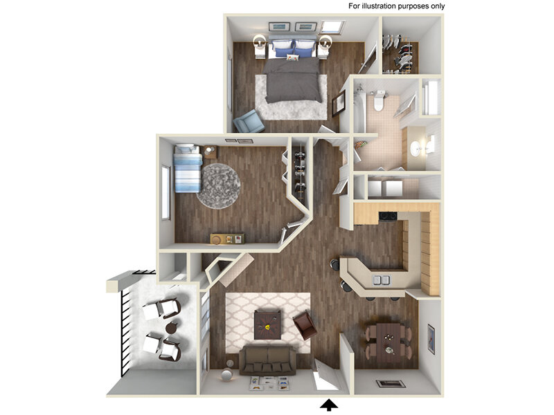 Alder 2 Bed 1 Bath