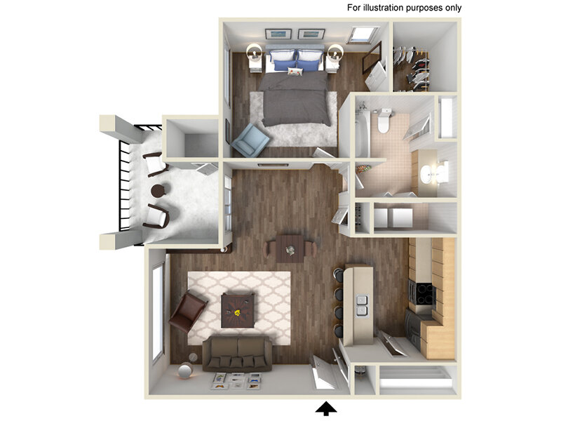 Tamarack 1 Bed 1 Bath