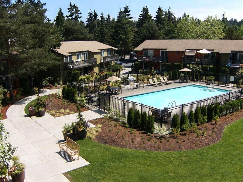 Fenced Pool | Edgewood Park Apartments