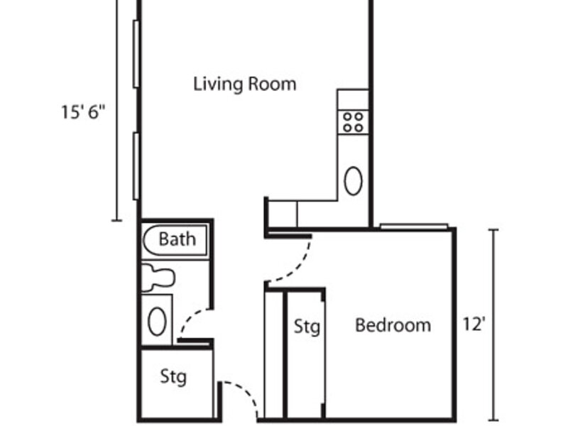 1 Bedroom B