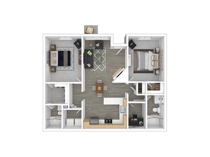 Maple Floorplan at Veri 1319