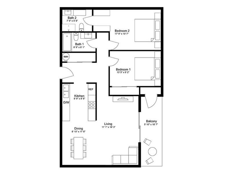 2 Bedroom E