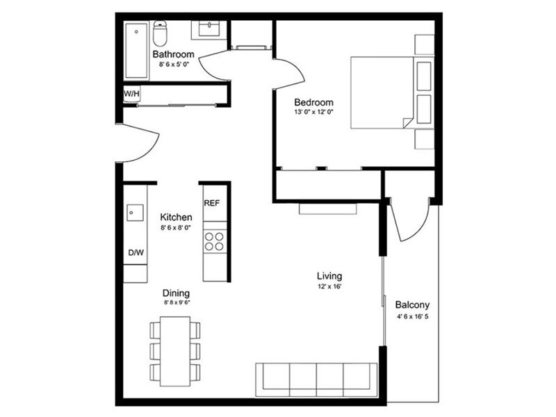 1 Bedroom C